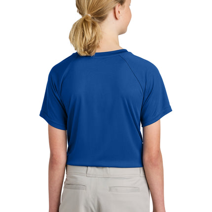 Sport‑Tek® Youth PosiCharge® Competitor™ 2‑Button Henley – YST359