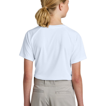 Sport‑Tek® Youth PosiCharge® Competitor™ 2‑Button Henley – YST359