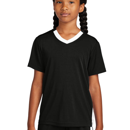 Sport‑Tek® Youth Competitor™ United V‑Neck – YST101