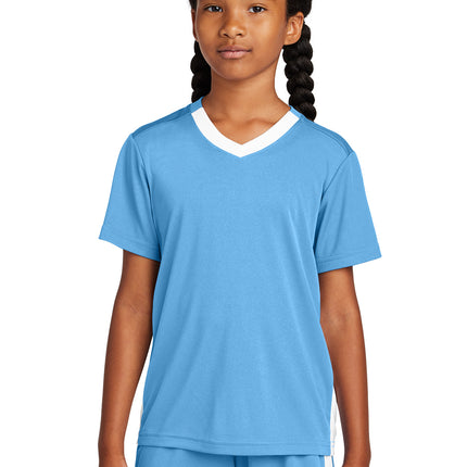 Sport‑Tek® Youth Competitor™ United V‑Neck – YST101