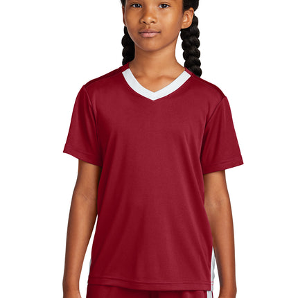 Sport‑Tek® Youth Competitor™ United V‑Neck – YST101