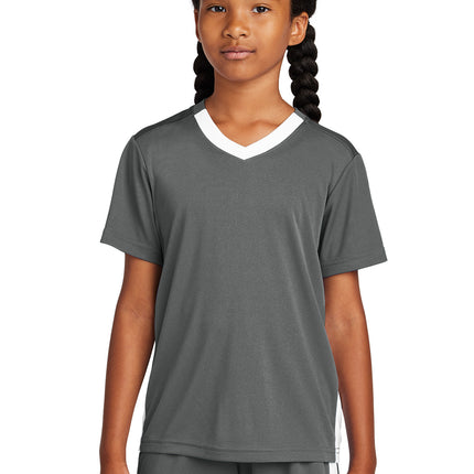 Sport‑Tek® Youth Competitor™ United V‑Neck – YST101
