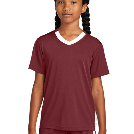 Sport‑Tek® Youth Competitor™ United V‑Neck – YST101