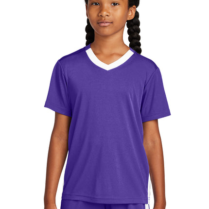 Sport‑Tek® Youth Competitor™ United V‑Neck – YST101