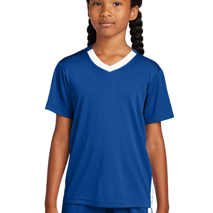 Sport‑Tek® Youth Competitor™ United V‑Neck – YST101