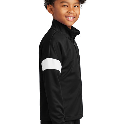 Sport‑Tek® Youth Travel Full‑Zip Jacket – YST800