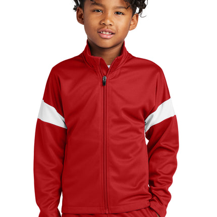 Sport‑Tek® Youth Travel Full‑Zip Jacket – YST800