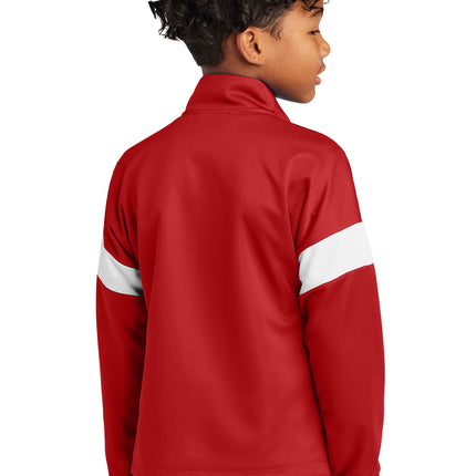 Sport‑Tek® Youth Travel Full‑Zip Jacket – YST800