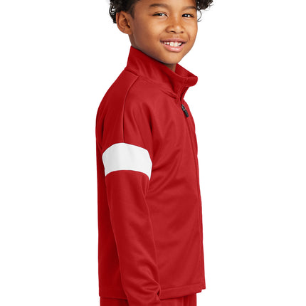 Sport‑Tek® Youth Travel Full‑Zip Jacket – YST800