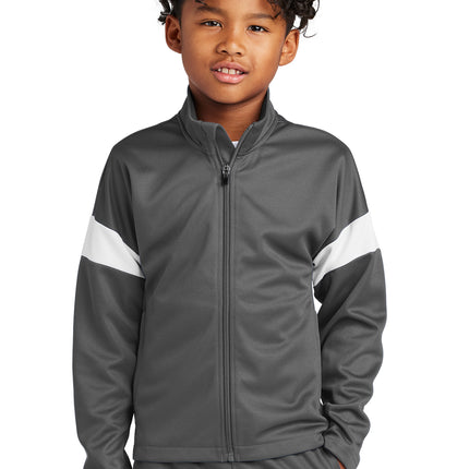 Sport‑Tek® Youth Travel Full‑Zip Jacket – YST800