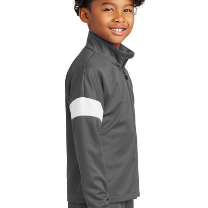 Sport‑Tek® Youth Travel Full‑Zip Jacket – YST800