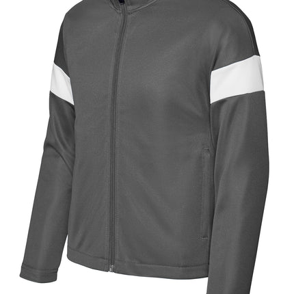 Sport‑Tek® Youth Travel Full‑Zip Jacket – YST800