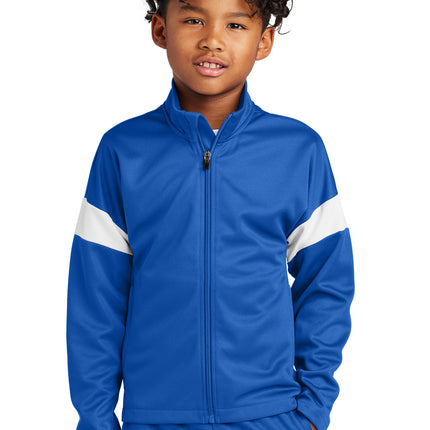 Sport‑Tek® Youth Travel Full‑Zip Jacket – YST800