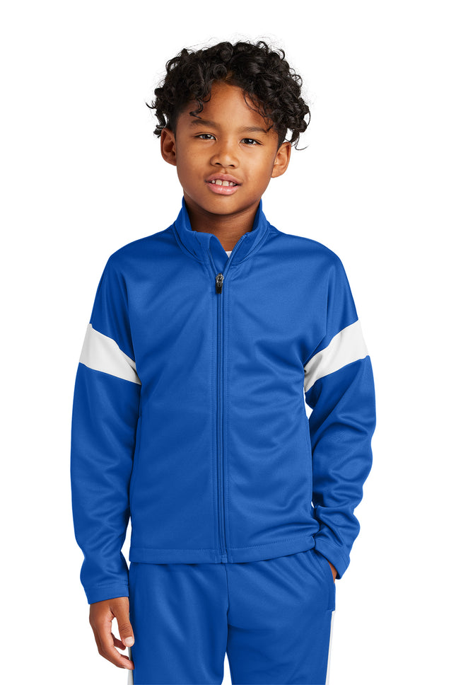 Sport‑Tek® Youth Travel Full‑Zip Jacket – YST800