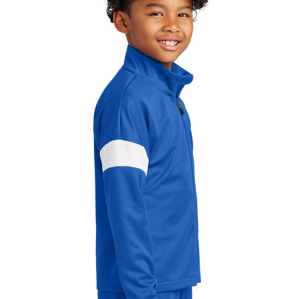 Sport‑Tek® Youth Travel Full‑Zip Jacket – YST800