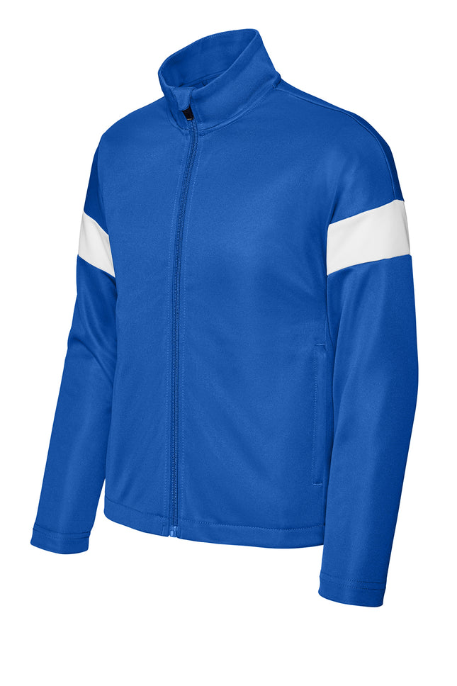 Sport‑Tek® Youth Travel Full‑Zip Jacket – YST800