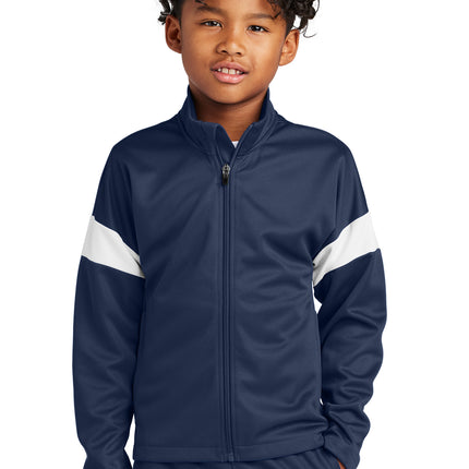 Sport‑Tek® Youth Travel Full‑Zip Jacket – YST800