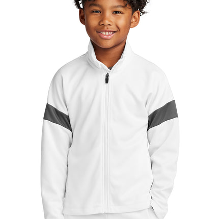 Sport‑Tek® Youth Travel Full‑Zip Jacket – YST800