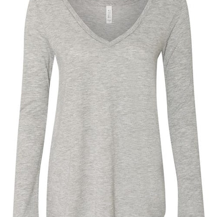 Women's Flowy Long Sleeve V-Neck Tee