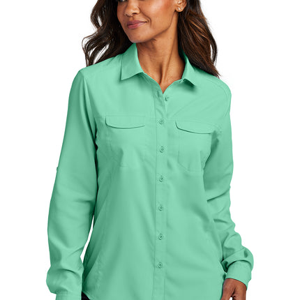 Port Authority Women’s Long Sleeve UV Daybreak Shirt — LW960