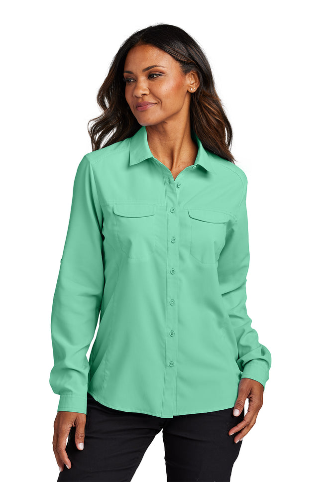 Port Authority Women’s Long Sleeve UV Daybreak Shirt — LW960