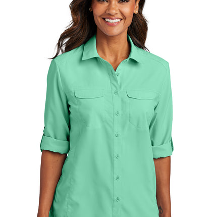 Port Authority Women’s Long Sleeve UV Daybreak Shirt — LW960