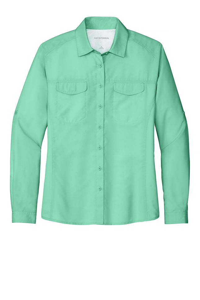 Port Authority Women’s Long Sleeve UV Daybreak Shirt — LW960