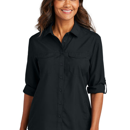 Port Authority Women’s Long Sleeve UV Daybreak Shirt — LW960