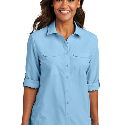 Port Authority Women’s Long Sleeve UV Daybreak Shirt — LW960