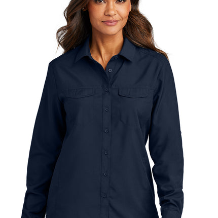 Port Authority Women’s Long Sleeve UV Daybreak Shirt — LW960