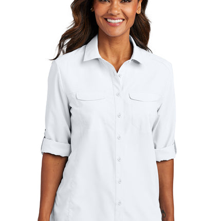 Port Authority Women’s Long Sleeve UV Daybreak Shirt — LW960