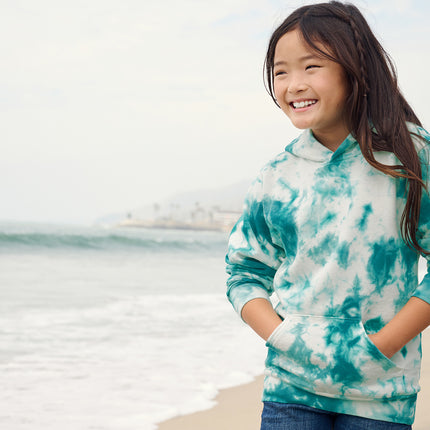 Port & Co Youth Crystal Tie‑Dye Pullover Hoodie – PC144Y