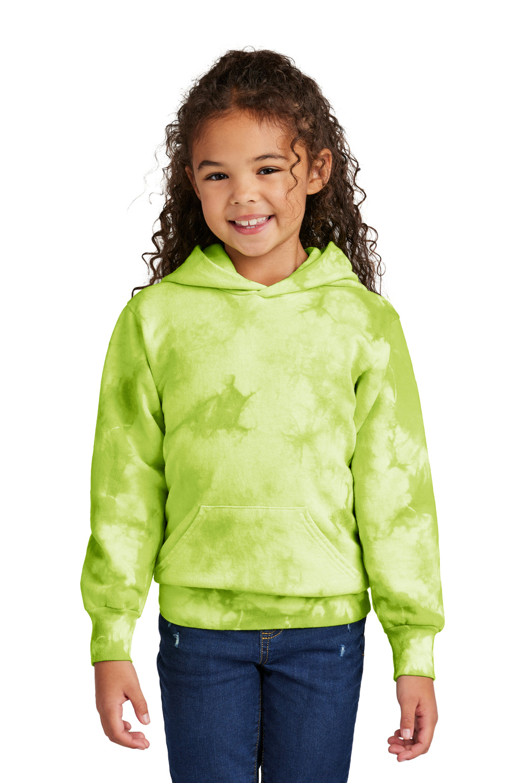 Port & Co Youth Crystal Tie‑Dye Pullover Hoodie – PC144Y