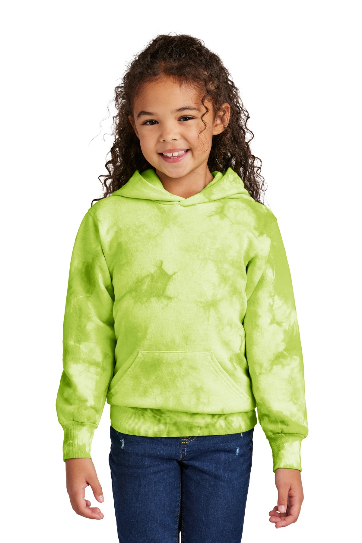 Port & Co Youth Crystal Tie‑Dye Pullover Hoodie – PC144Y