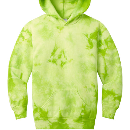 Port & Co Youth Crystal Tie‑Dye Pullover Hoodie – PC144Y
