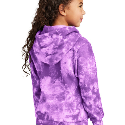 Port & Co Youth Crystal Tie‑Dye Pullover Hoodie – PC144Y