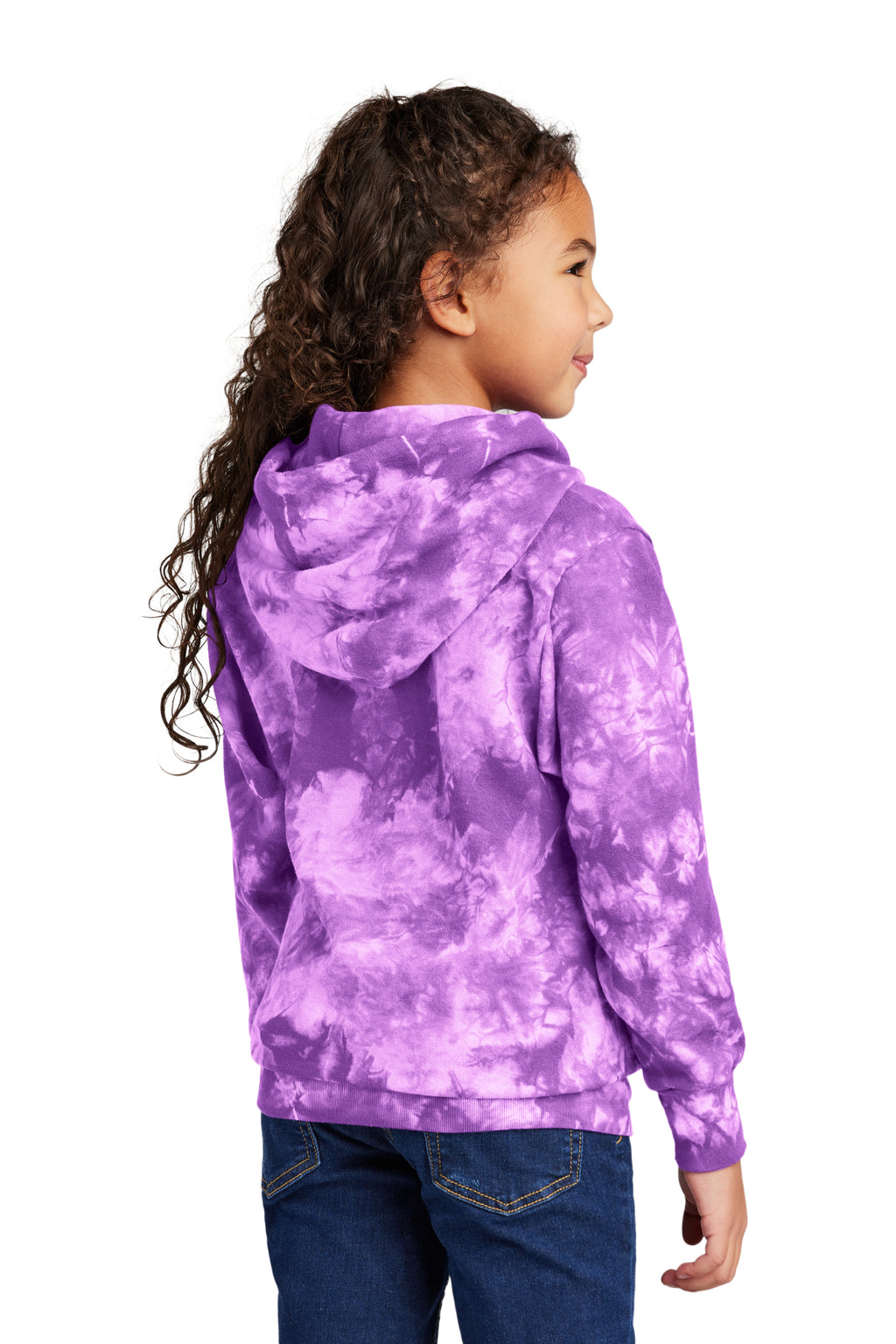 Port & Co Youth Crystal Tie‑Dye Pullover Hoodie – PC144Y