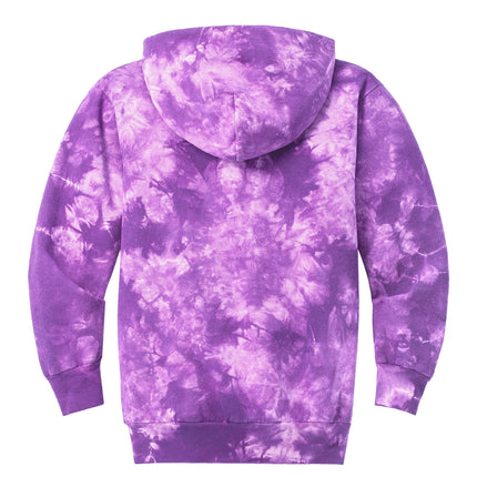 Port & Co Youth Crystal Tie‑Dye Pullover Hoodie – PC144Y