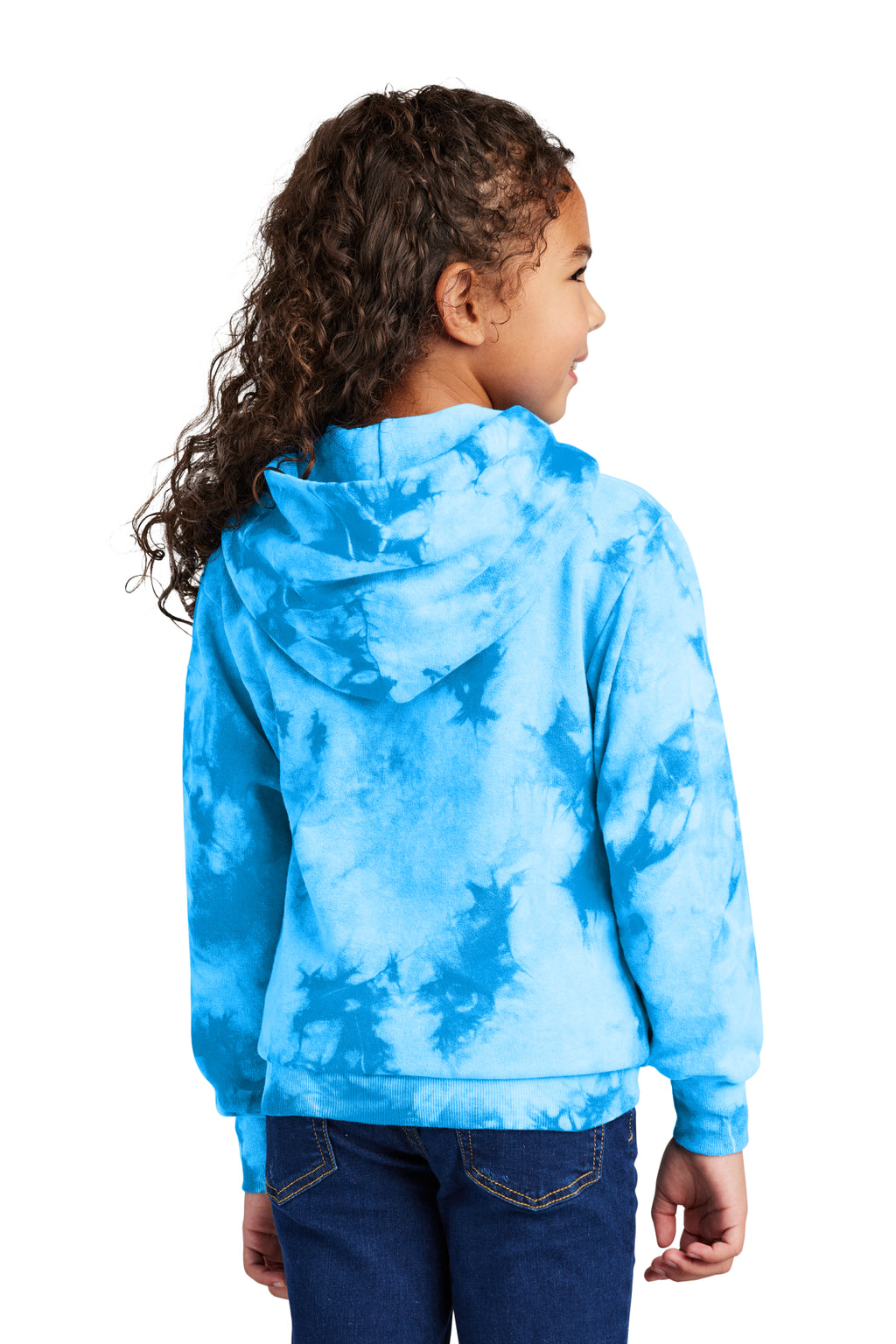 Port & Co Youth Crystal Tie‑Dye Pullover Hoodie – PC144Y
