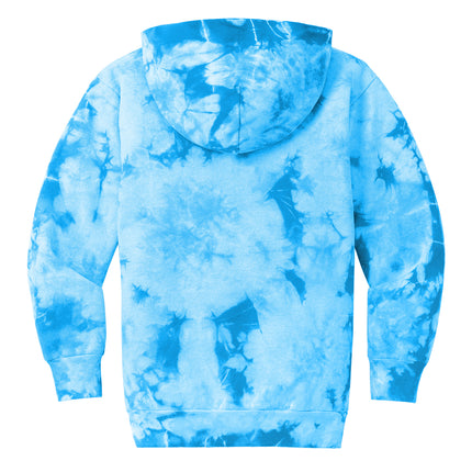Port & Co Youth Crystal Tie‑Dye Pullover Hoodie – PC144Y