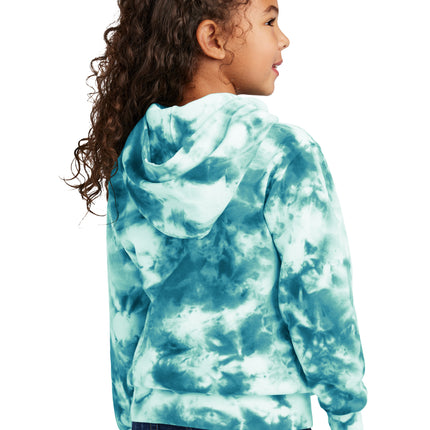 Port & Co Youth Crystal Tie‑Dye Pullover Hoodie – PC144Y