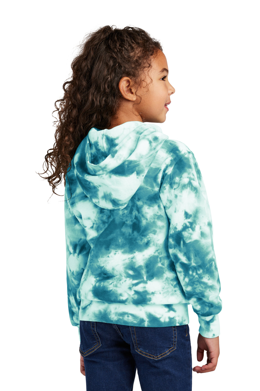 Port & Co Youth Crystal Tie‑Dye Pullover Hoodie – PC144Y