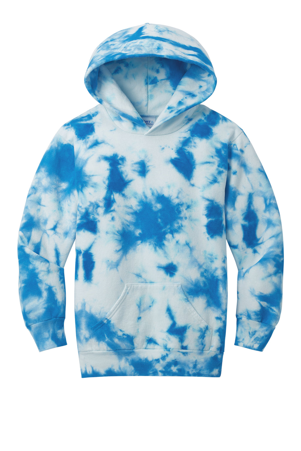 Port & Co Youth Crystal Tie‑Dye Pullover Hoodie – PC144Y