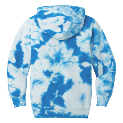 Port & Co Youth Crystal Tie‑Dye Pullover Hoodie – PC144Y