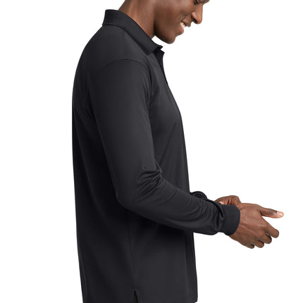 Sport‑Tek® Long Sleeve Micropique Sport‑Wick® Polo – ST657
