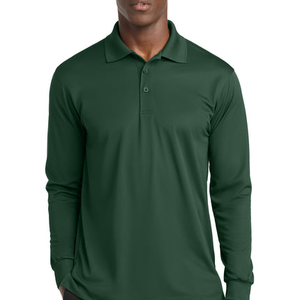 Sport‑Tek® Long Sleeve Micropique Sport‑Wick® Polo – ST657
