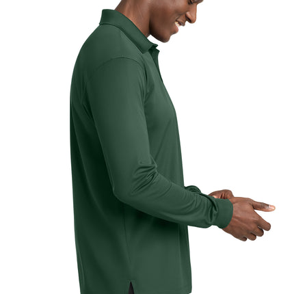Sport‑Tek® Long Sleeve Micropique Sport‑Wick® Polo – ST657