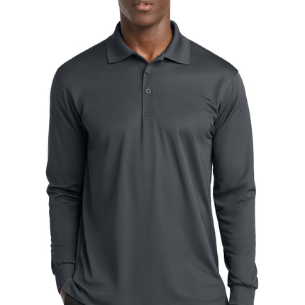 Sport‑Tek® Long Sleeve Micropique Sport‑Wick® Polo – ST657
