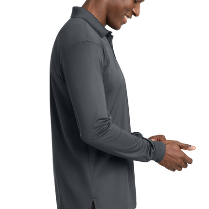 Sport‑Tek® Long Sleeve Micropique Sport‑Wick® Polo – ST657