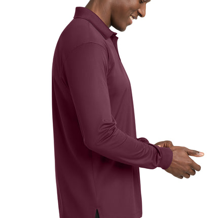 Sport‑Tek® Long Sleeve Micropique Sport‑Wick® Polo – ST657